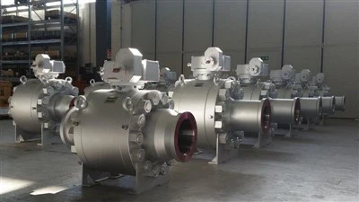 Válvula de esfera de alta pressão Trunnion